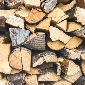 Firewood background Stock Photos