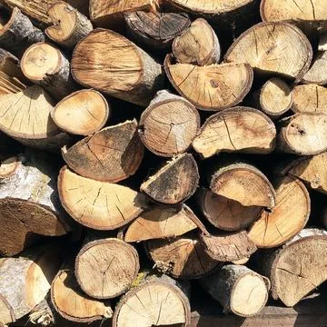 Firewood background Stock Photos