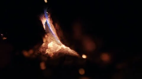 Firewood burning Stock Footage 11873461