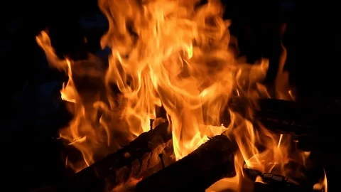 Firewood burning Vídeo Stock 103837413