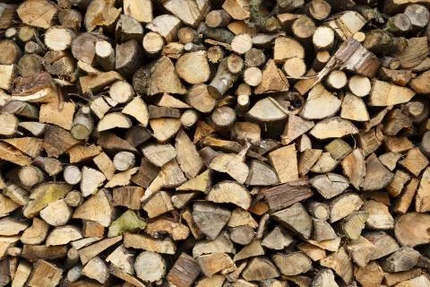 Firewood closeup Stock Photos