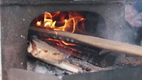 Firewood cooking, typical Peruvian Andean cuisine. Stock Footage 229570905