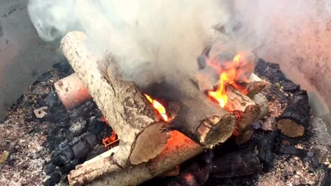 Firewood Stock Footage 132597367