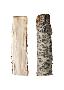 Firewood isolated Stock Photos