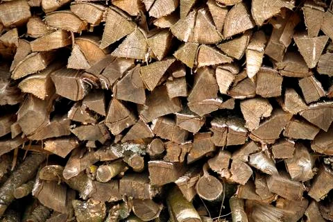 Firewood logs Stock Photos