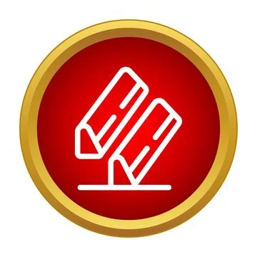 Firewood logs stack simple style icon Stock Illustration