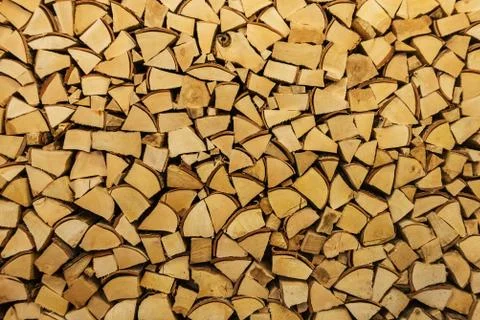 Firewood, logs, stack of wood abstract background Fotos de archivo