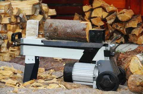Firewood splitter Stock Photos