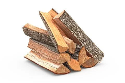 Firewood stack chopped 스톡 일러스트