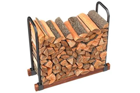 Firewood stack chopped woodpile イラスト素材