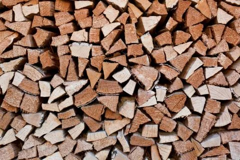 Firewood store Stock Photos