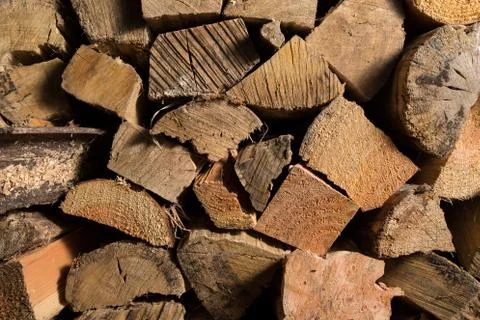 Firewood texture. Foto stock