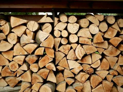 Firewood texture Stock Photos