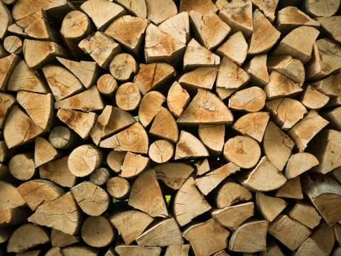 Firewood texture Stock Photos