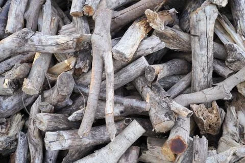 Firewoods background 写真素材