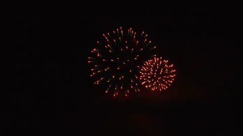 Firework 32  Stock Footage 8600791