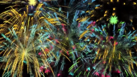 Firework 4 Stock Footage 329479334