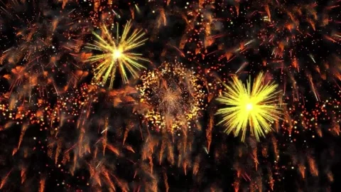 Firework 5 Stock Footage 329479325
