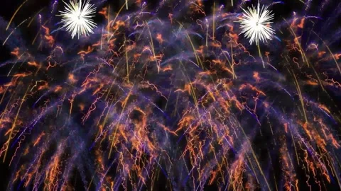 Firework 8 Stock Footage 329479346