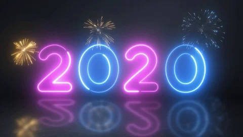 Firework animation backgrounds Happy New Year Fireworks  [ SERIAL 1-10 ] Stock Footage 117587515