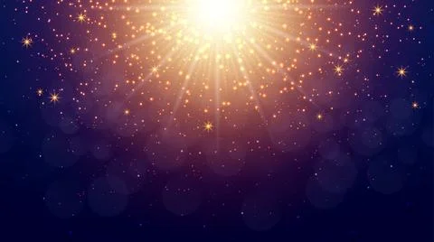 Firework background. Border multicolored fireworks on festive background. T.. Stock Illustration