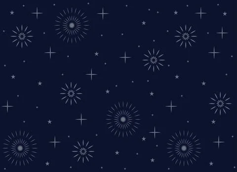 Firework Background Stock Illustration
