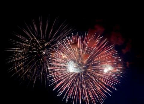 Firework background Stock Photos