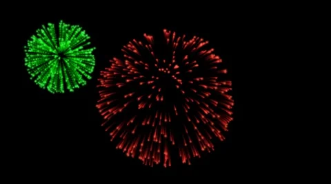 Firework Background VJ Loop Stock-Footage 890386
