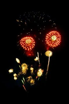 Firework for background,Fireworks light up the sky Fotos Stock