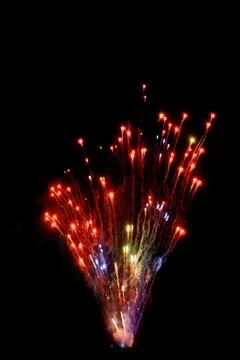 Firework for background,Fireworks light up the sky,New Year celebration Foto stock