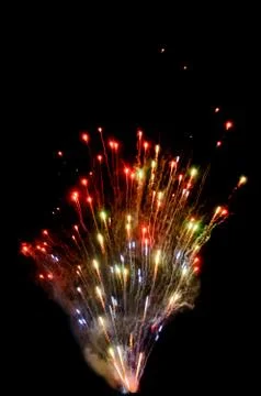 Firework for background,Fireworks light up the sky,New Year celebration Foto stock