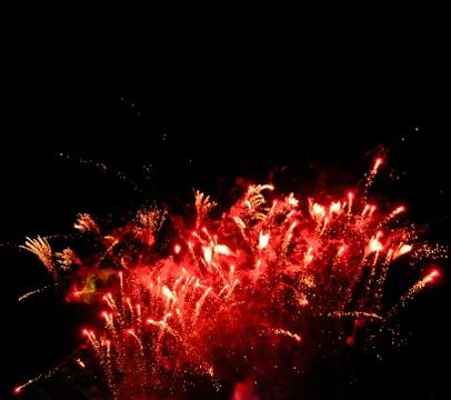 Firework for background,Fireworks light up the sky,New Year celebration Stock Photos