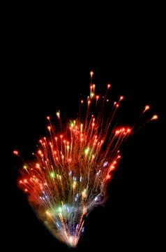 Firework for background,Fireworks light up the sky,New Year celebration Stock Photos