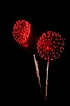 Firework for background,Fireworks light up the sky,New Year celebration Stock Photos