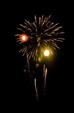 Firework for background,Fireworks light up the sky,New Year celebration Stock Photos