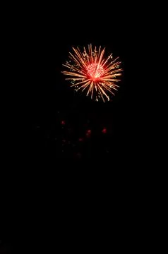 Firework for background,Fireworks light up the sky,New Year celebration Stock Photos