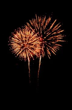 Firework for background,Fireworks light up the sky,New Year celebration Foto stock