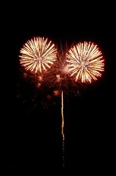 Firework for background,Fireworks light up the sky,New Year celebration Stock Photos