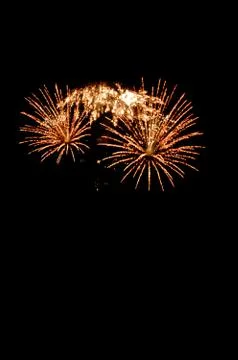 Firework for background,Fireworks light up the sky,New Year celebration Stock Photos