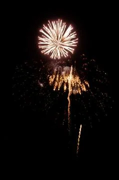 Firework for background,Fireworks light up the sky,New Year celebration Stock Photos