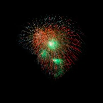 Firework for background,Fireworks light up the sky,New Year celebration Foto stock