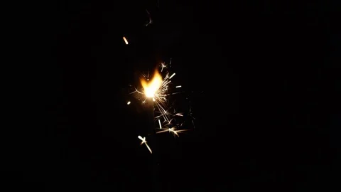 Firework on black background. Stock Footage 100205240