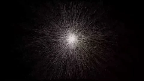 Firework on black background,best animation in 4k. Stock Footage 201005441