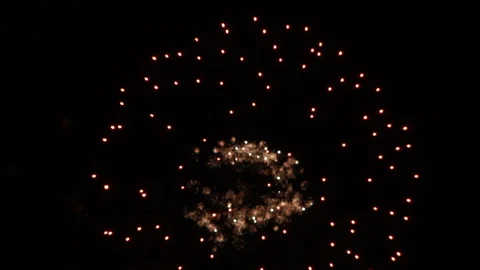 Firework blinked sparkles Stock Footage 104719451