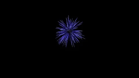 Firework blue Stock Footage 83278524