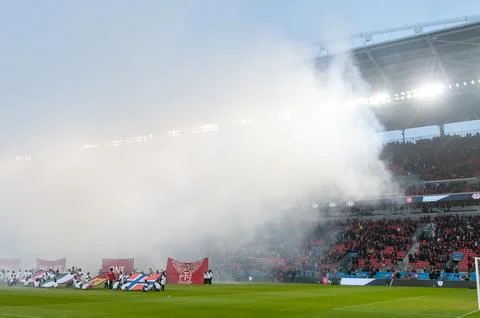 Firework at BMO field Stock Photos