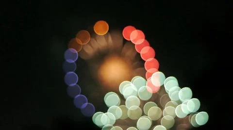 Firework Bokeh 2 Video stock 11387867