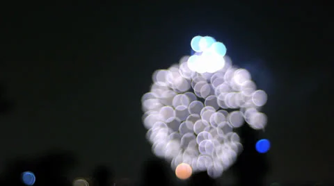 Firework Bokeh 4 Video stock 26137491