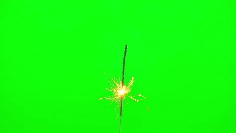 Firework burning and spark on green screen background 動画素材 239629054