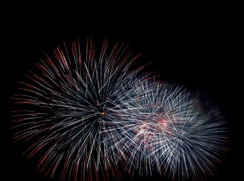 Firework bursts Stock Photos